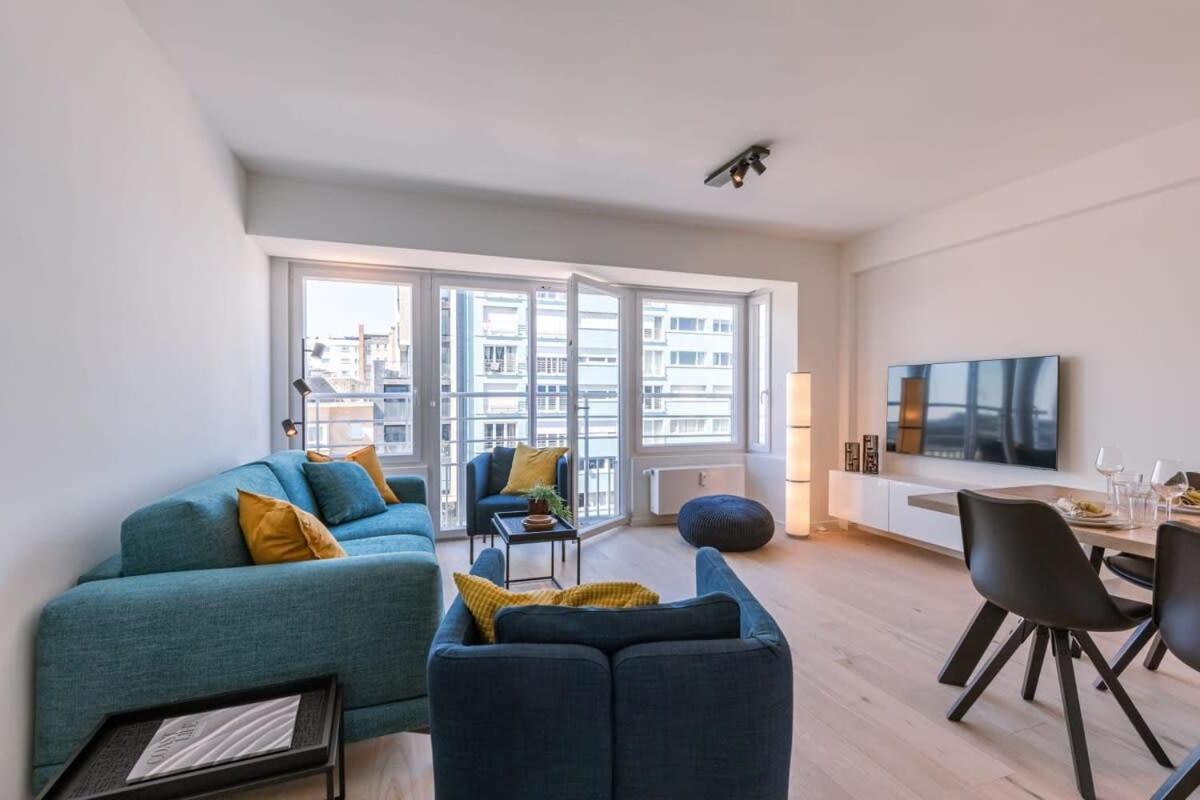 Huswell - Lovely Apartment With Lateral Sea View And Parking Ostenda Esterno foto